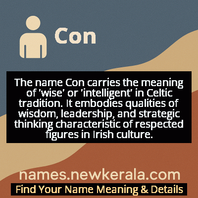 Con Name Meaning and Origin