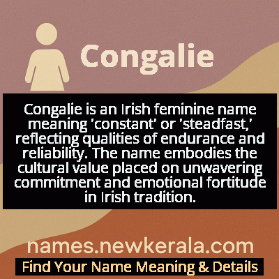 Congalie Name Meaning and Origin