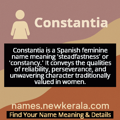 Constantia Name Meaning and Origin