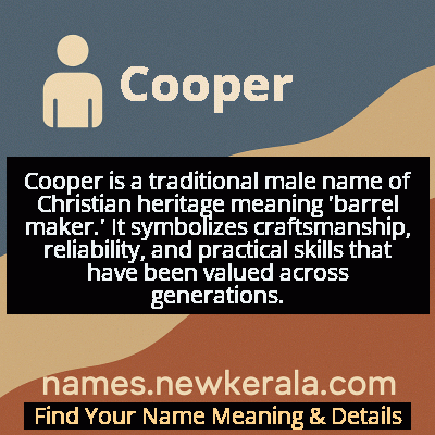 Cooper Name Meaning and Origin