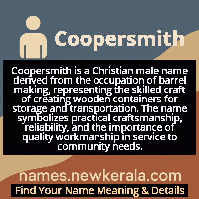 Coopersmith Name Meaning and Origin