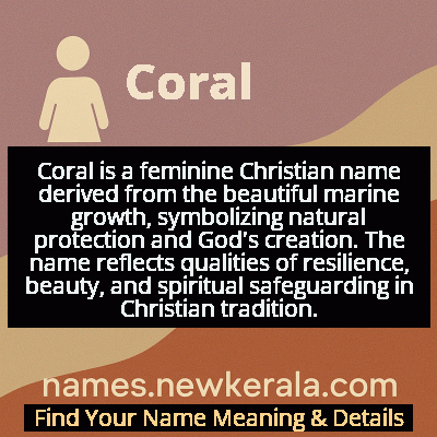 Coral Name Meaning and Origin