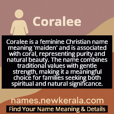 Coralee Name Meaning and Origin