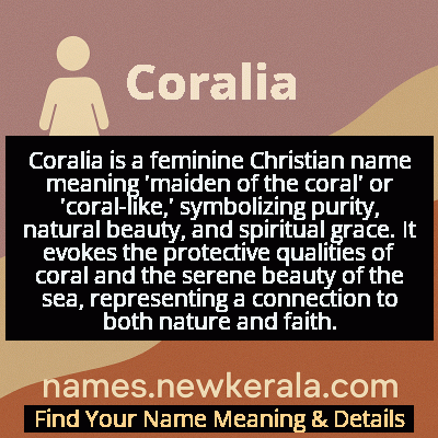 Coralia Name Meaning and Origin