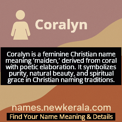 Coralyn Name Meaning and Origin