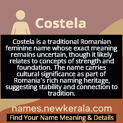 Costela Name Meaning and Origin