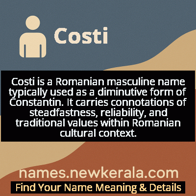 Costi Name Meaning and Origin