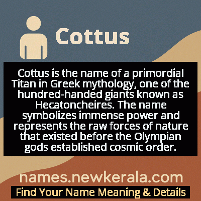 Cottus Name Meaning and Origin