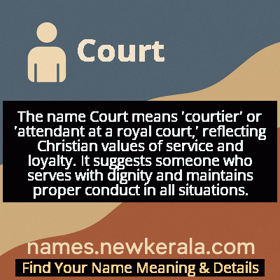 Court Name Meaning and Origin