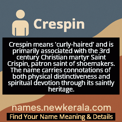 Crespin Name Meaning and Origin