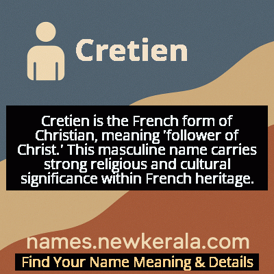 Cretien Name Meaning and Origin