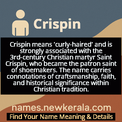 Crispin Name Meaning and Origin