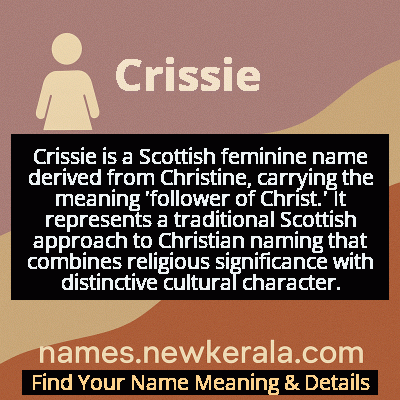 Crissie Name Meaning and Origin