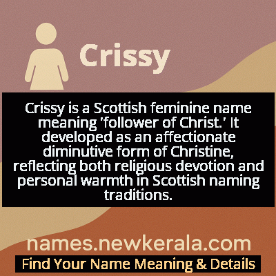 Crissy Name Meaning and Origin