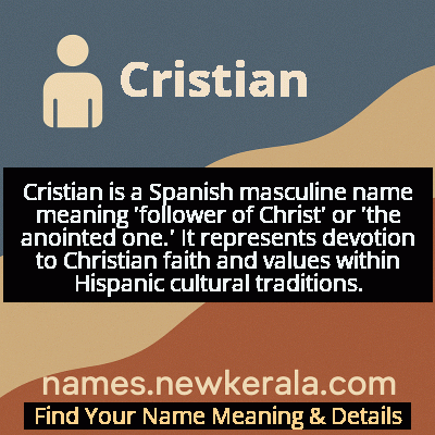 Cristian Name Meaning and Origin