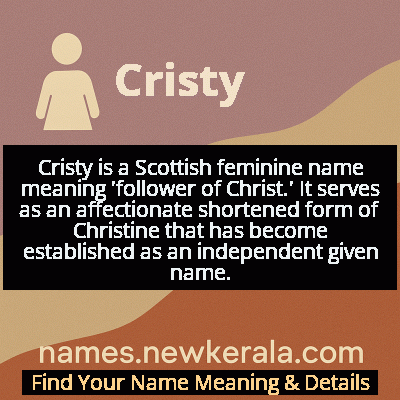 Cristy Name Meaning and Origin