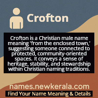 Crofton Name Meaning and Origin