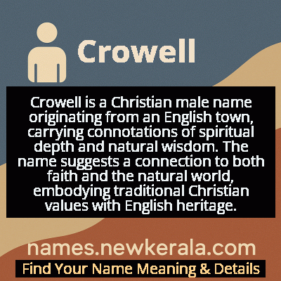 Crowell Name Meaning and Origin