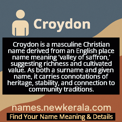 Croydon Name Meaning and Origin