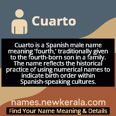 Cuarto Name Meaning and Origin