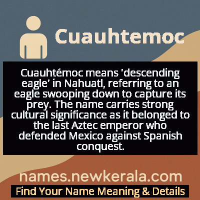 Cuauhtemoc Name Meaning and Origin