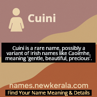 Cuini Name Meaning and Origin