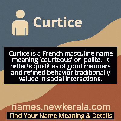 Curtice Name Meaning and Origin