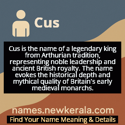 Cus Name Meaning and Origin