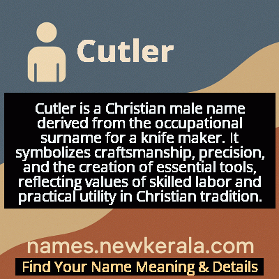 Cutler Name Meaning and Origin