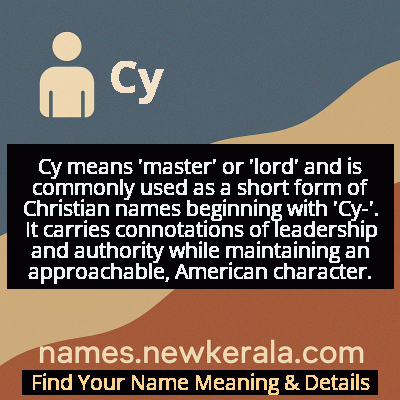 Cy Name Meaning and Origin