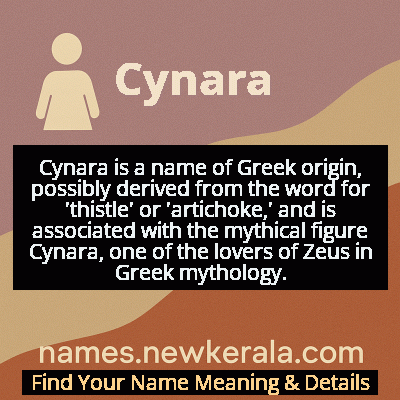 Cynara Name Meaning and Origin