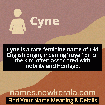 Cyne Name Meaning and Origin