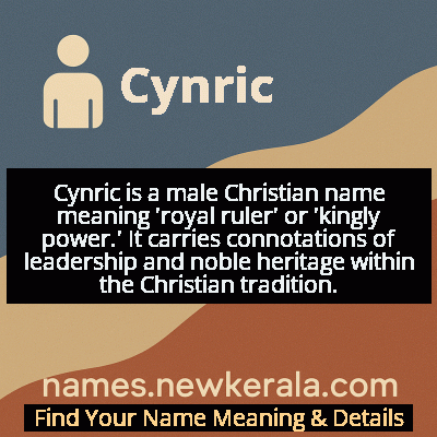Cynric Name Meaning and Origin