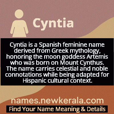 Cyntia Name Meaning and Origin