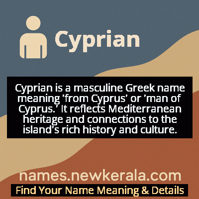 Cyprian Name Meaning and Origin