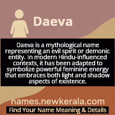 Daeva Name Meaning and Origin