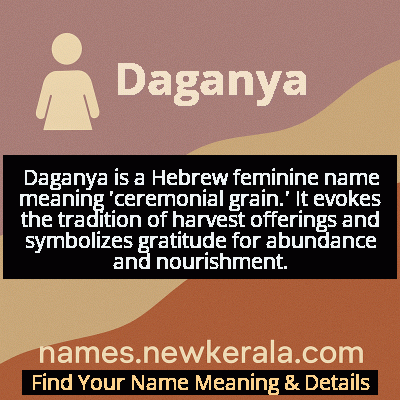 Daganya Name Meaning and Origin