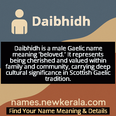 Daibhidh Name Meaning and Origin