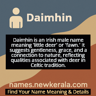 Daimhin Name Meaning and Origin