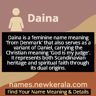 Daina Name Meaning and Origin