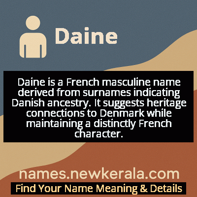 Daine Name Meaning and Origin
