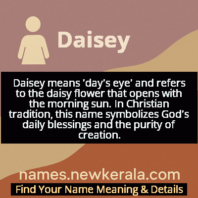Daisey Name Meaning and Origin