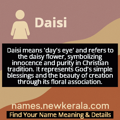 Daisi Name Meaning and Origin
