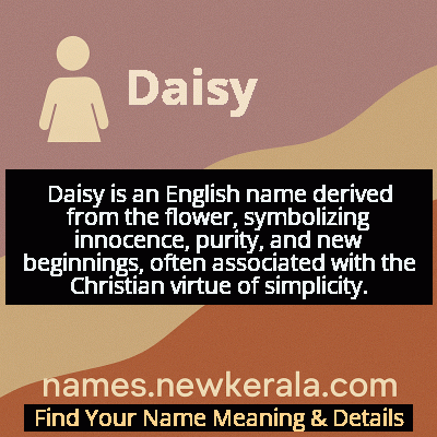 Daisy Name Meaning and Origin