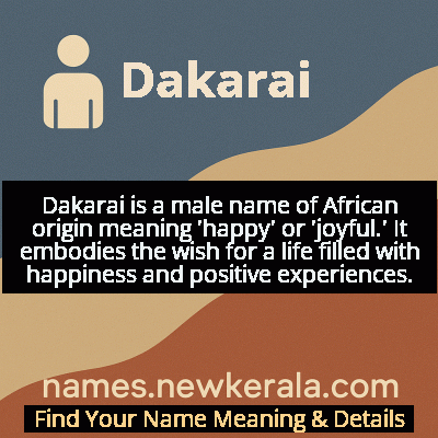 Dakarai Name Meaning and Origin