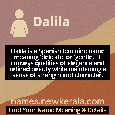 Dalila Name Meaning and Origin