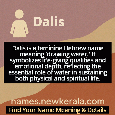 Dalis Name Meaning and Origin