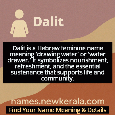 Dalit Name Meaning and Origin