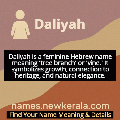 Daliyah Name Meaning and Origin