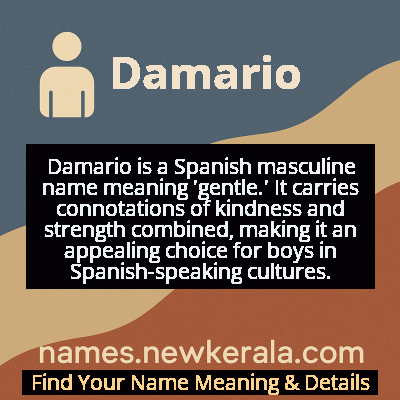 Damario Name Meaning and Origin